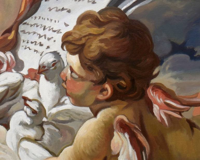 Original Figurative Nude Painting by Santiago Tellez