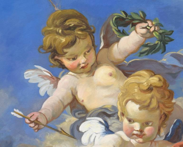 Original Figurative Nude Painting by Santiago Tellez