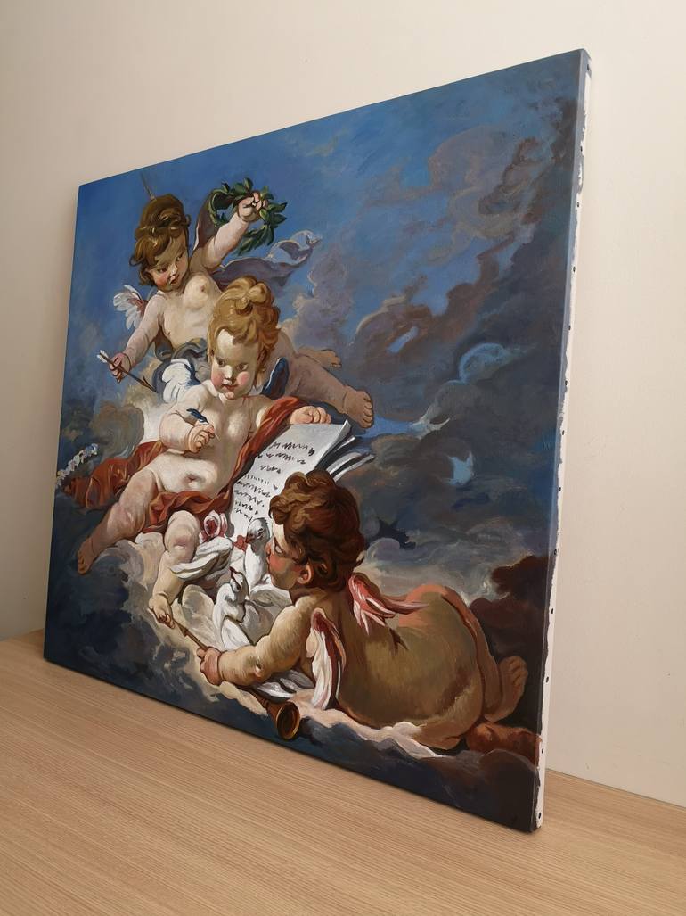 Original Figurative Nude Painting by Santiago Tellez