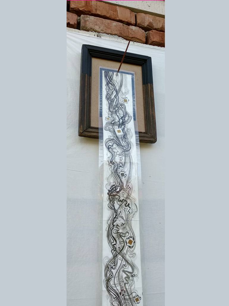 Original Conceptual Abstract Mixed Media by Ilina Laurentiu