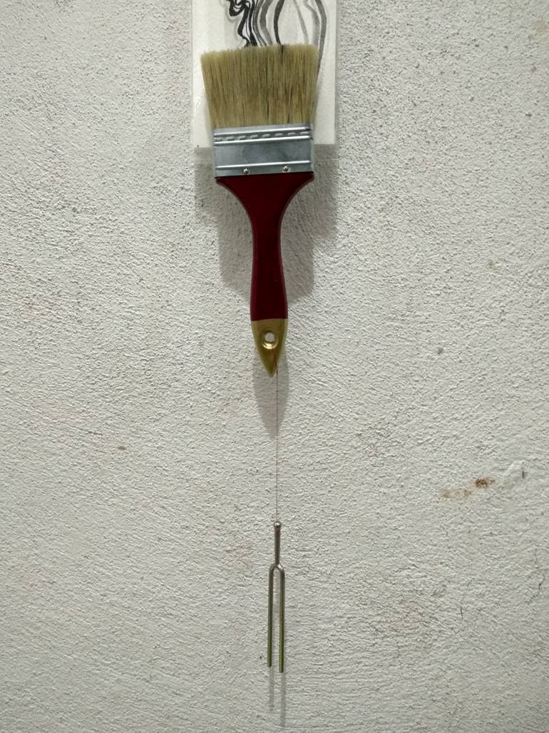 Original Conceptual Abstract Mixed Media by Ilina Laurentiu