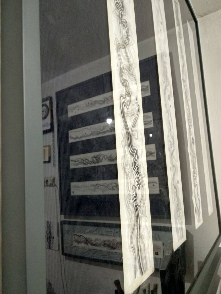 Original Conceptual Abstract Mixed Media by Ilina Laurentiu