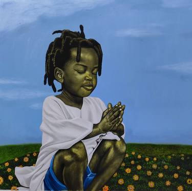 Original Figurative Nature Paintings by Ifeoluwa kalejaiye