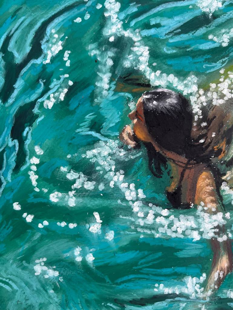 Original Impressionism Ocean Painting by Tatyana Chetrari