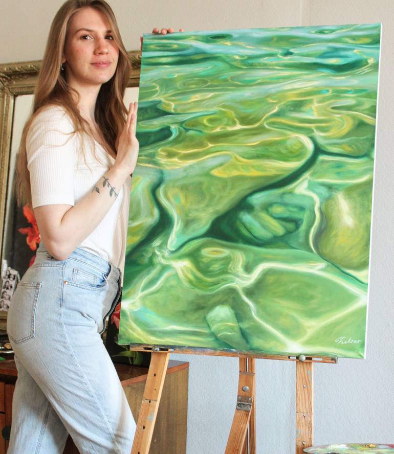 Original Expressionism Water Painting by Tatyana Chetrari