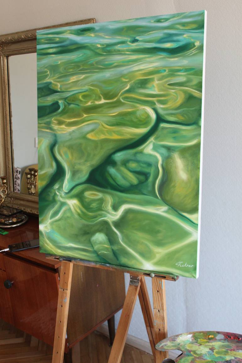 Original Expressionism Water Painting by Tatyana Chetrari