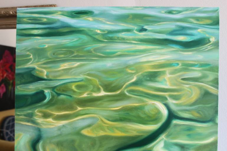 Original Expressionism Water Painting by Tatyana Chetrari