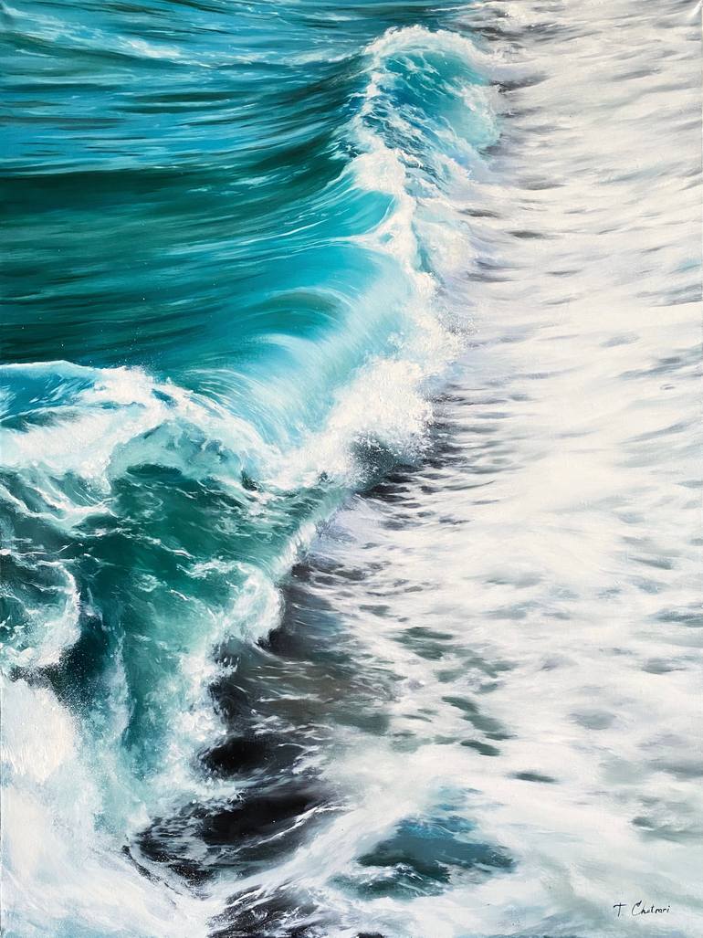 Original Expressionism Water Painting by Tatyana Chetrari