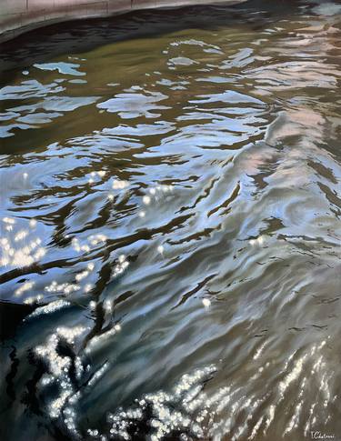 Original Abstract Expressionism Water Paintings by Tatyana Chetrari