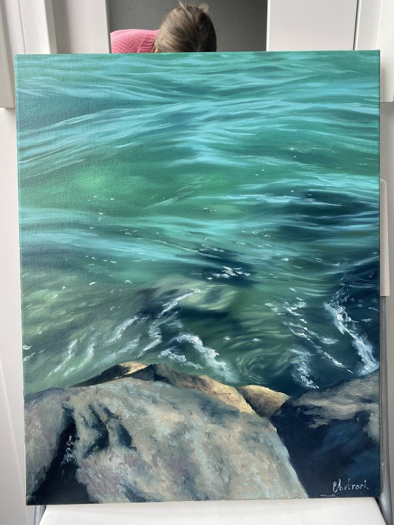 Original Expressionism Water Painting by Tatyana Chetrari