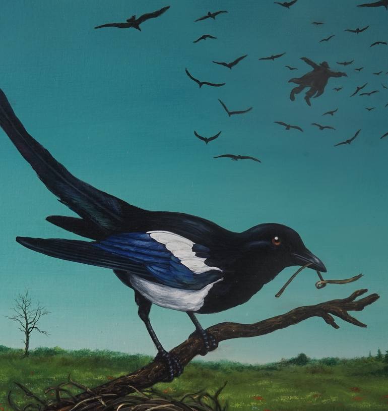 Original Illustration Animal Painting by Yavuz Balkan