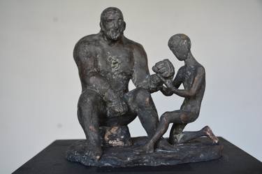 Original Men Sculpture by Владимир Убасев