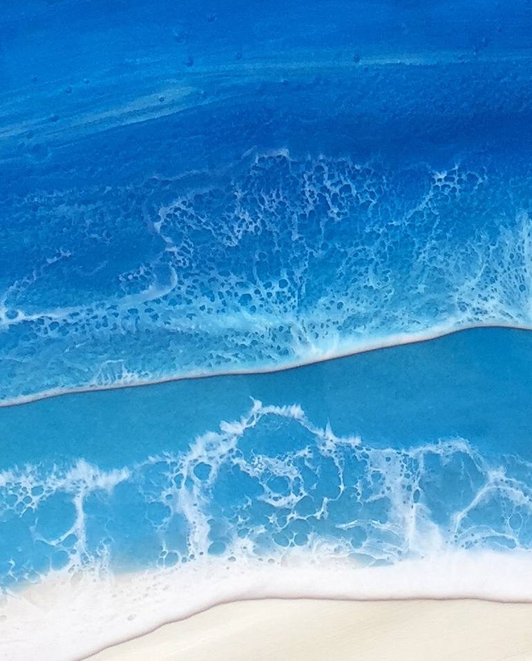 Original Abstract Seascape Painting by Michelle Smith