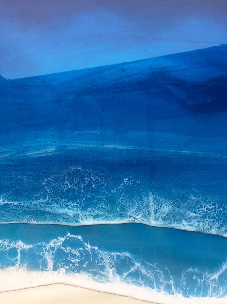Original Abstract Seascape Painting by Michelle Smith