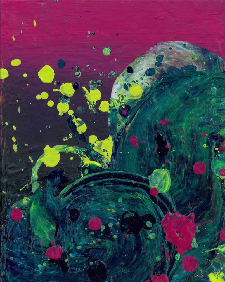 Emotions - abstract acrylic painting Original Painting by anna beglyakova
