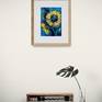 artwork in interior with an example of a frame