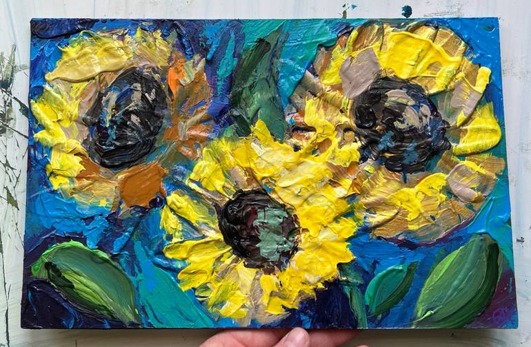 Original Impressionism Nature Painting by Anna Beglyakova