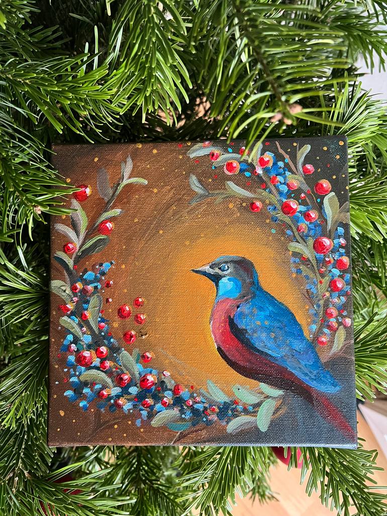 Original Impressionism Animal Painting by Anna Beglyakova