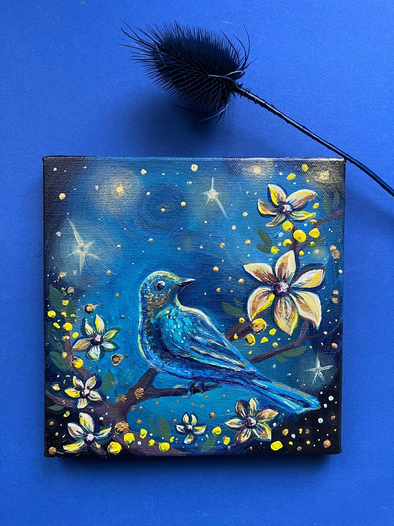 Original Impressionism Animal Painting by Anna Beglyakova