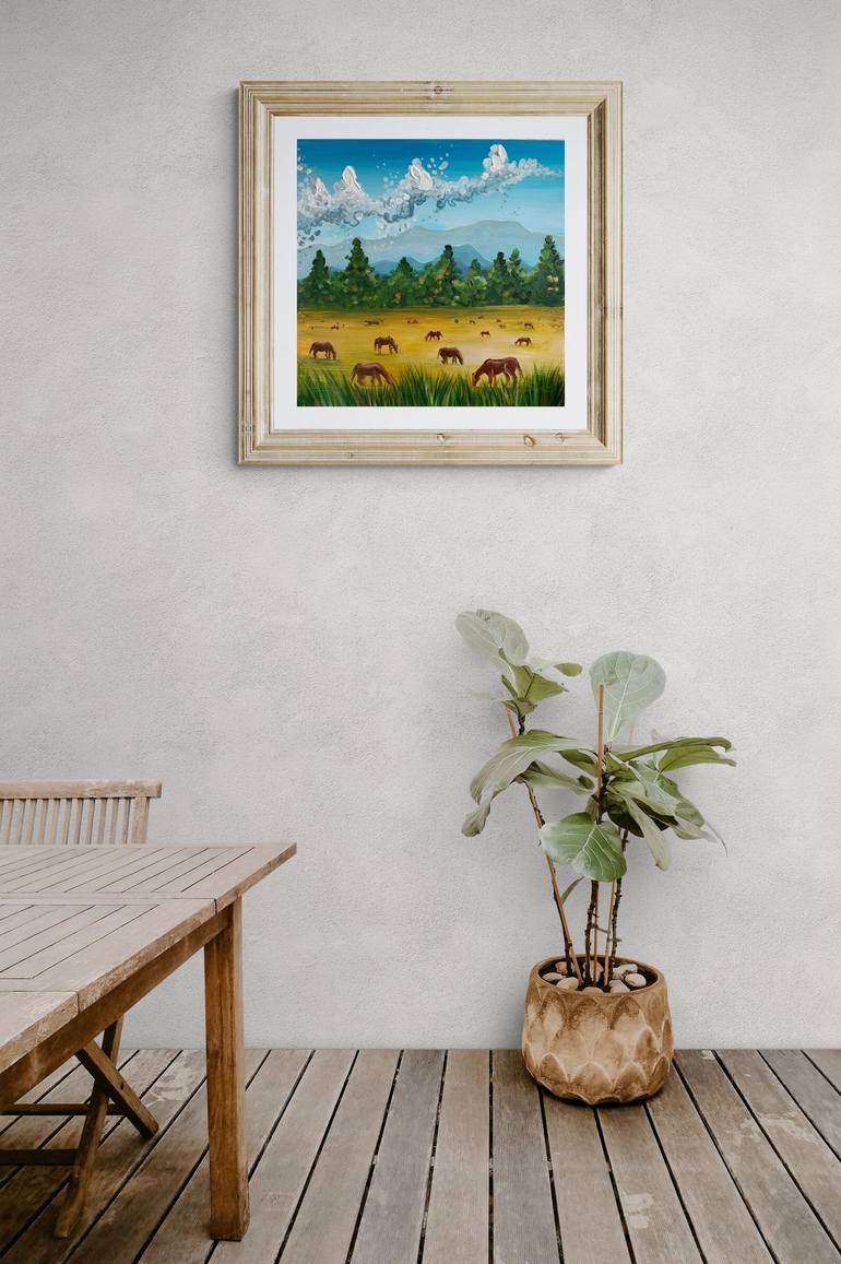 Original Fine Art Nature Painting by Anna Beglyakova