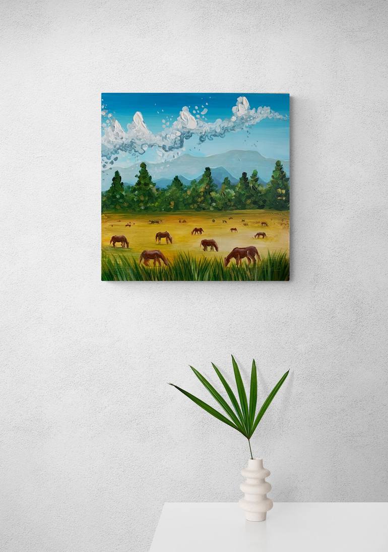 Original Fine Art Nature Painting by Anna Beglyakova