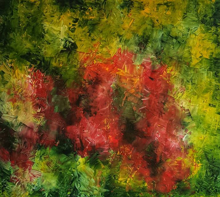 Original Abstract Painting by Raimundas Sarka