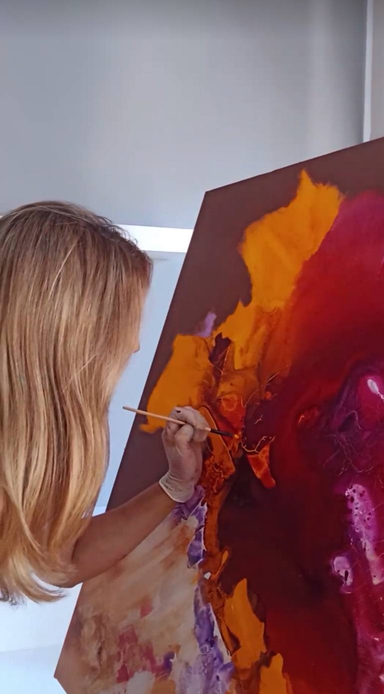 Original Contemporary Abstract Painting by Elisabet Tejada Tubert