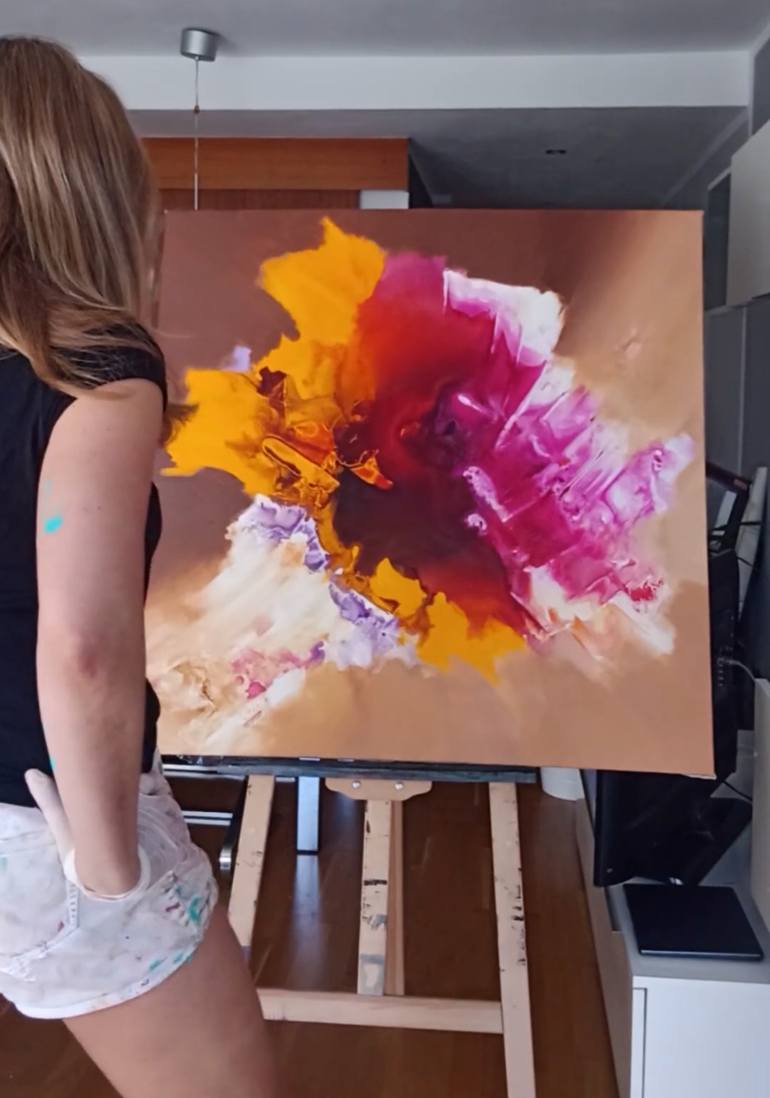 Original Contemporary Abstract Painting by Elisabet Tejada Tubert