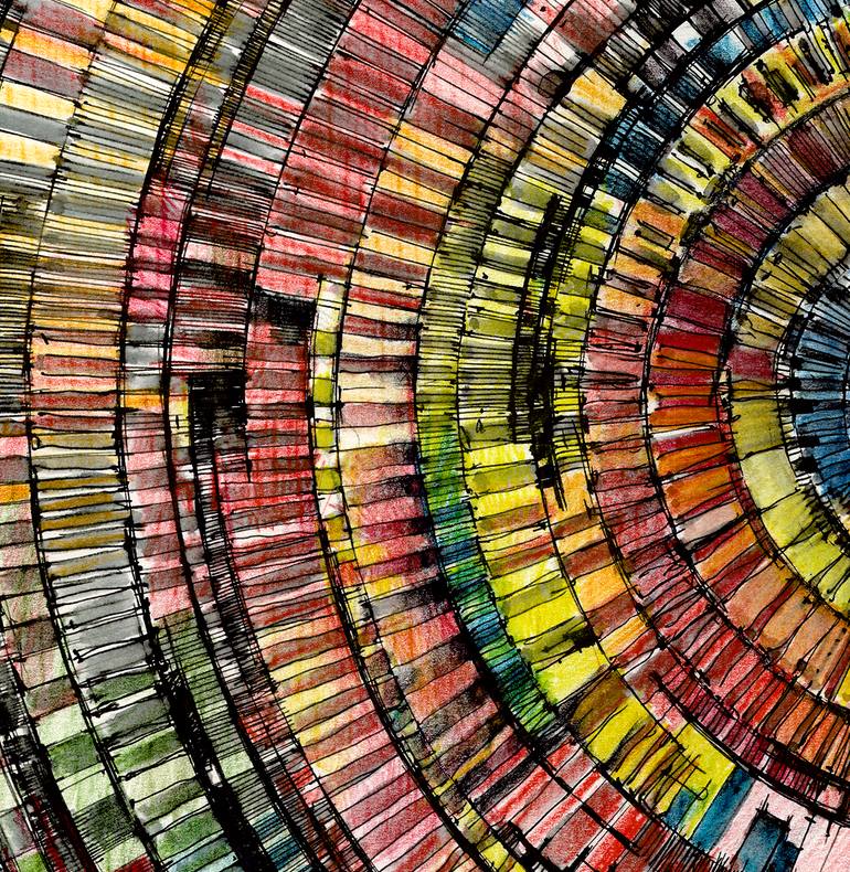 Original Abstract Expressionism Abstract Painting by Mzerart Grg