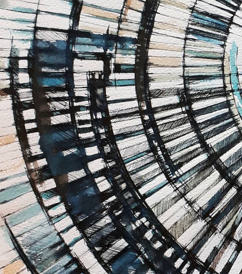 Original Abstract Expressionism Abstract Painting by Mzerart Grg