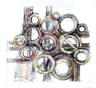 Original Abstract Architecture Drawings by Mzerart Grg