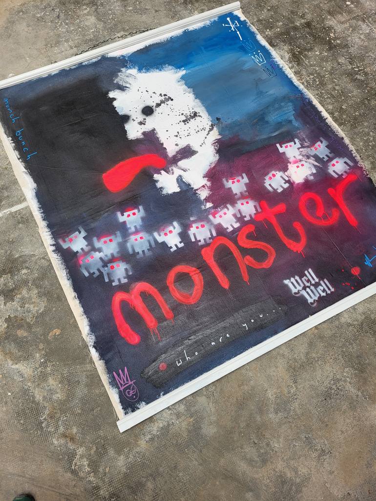 Original Street Art Pop Culture/Celebrity Painting by Well Well