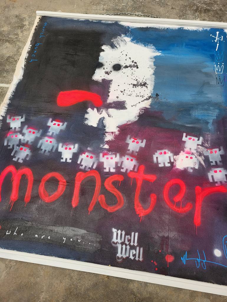 Original Street Art Pop Culture/Celebrity Painting by Well Well