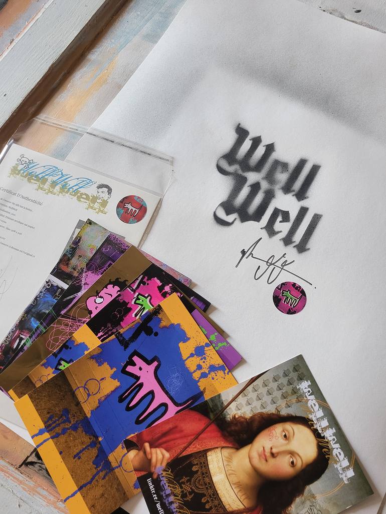 Original Pop Art Pop Culture/Celebrity Painting by Well Well