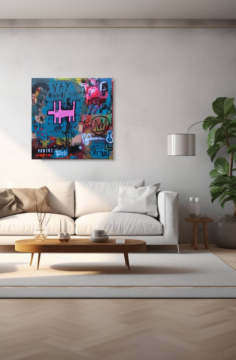 Original Pop Art Culture Painting by Well Well