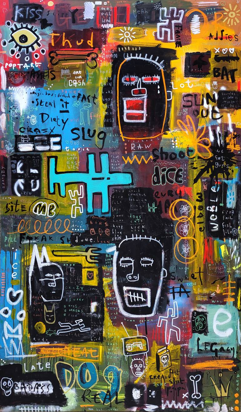 Original Pop Art Pop Culture/Celebrity Painting by Well Well