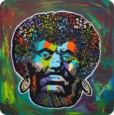 Original Pop Art Graffiti Paintings by Well Well