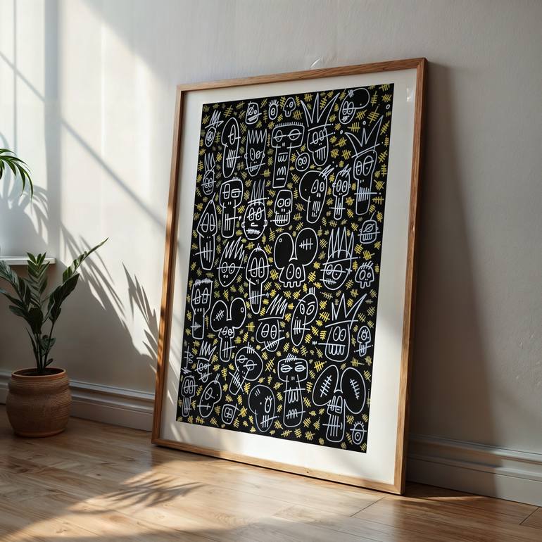 Original Street Art Politics Painting by Well Well