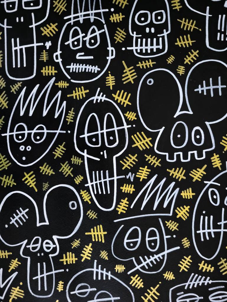 Original Street Art Politics Painting by Well Well