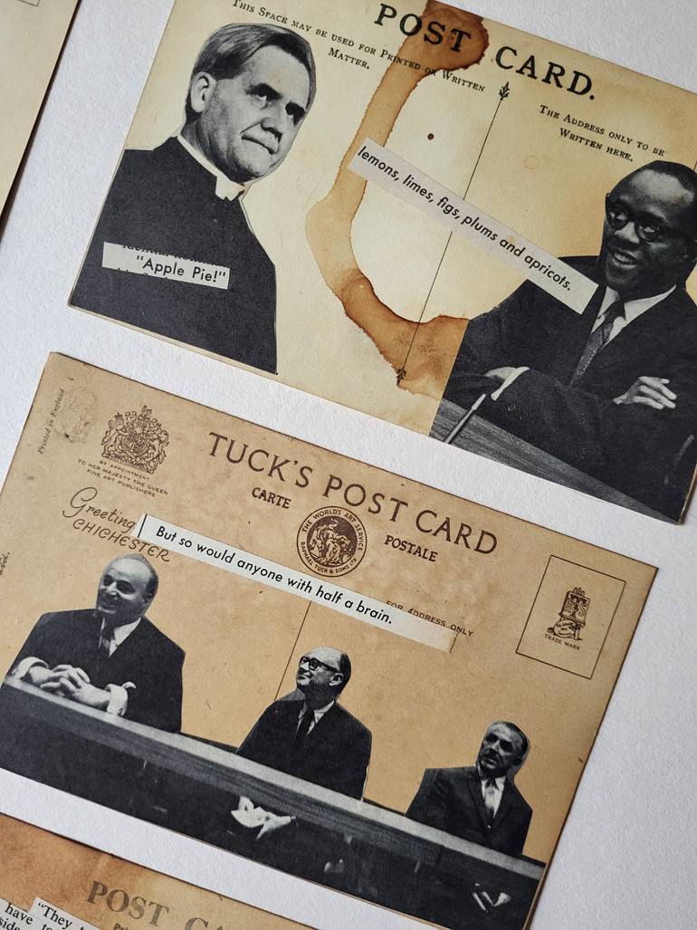 Original Abstract Politics Collage by Well Well