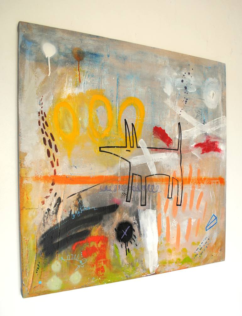Original Abstract Popular culture Painting by Well Well