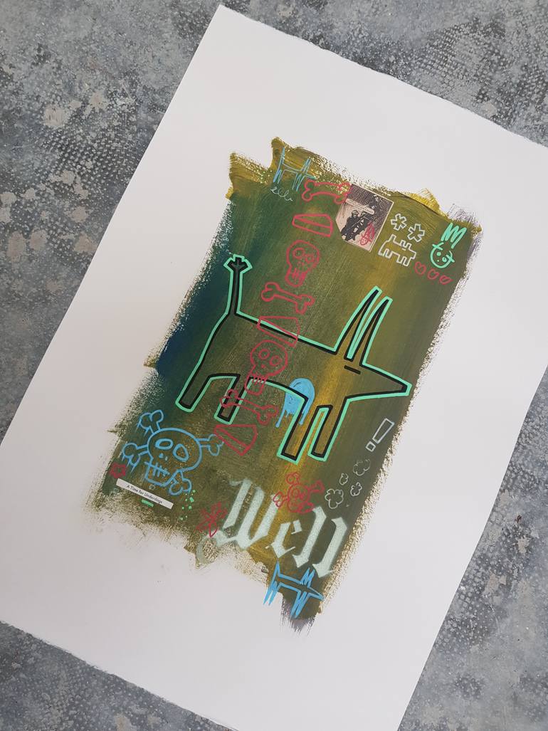 Original Illustration Pop Culture/Celebrity Collage by Well Well