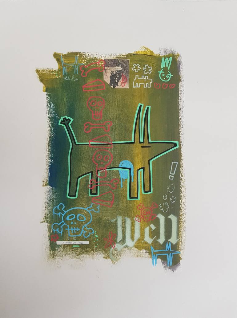 Original Illustration Pop Culture/Celebrity Collage by Well Well