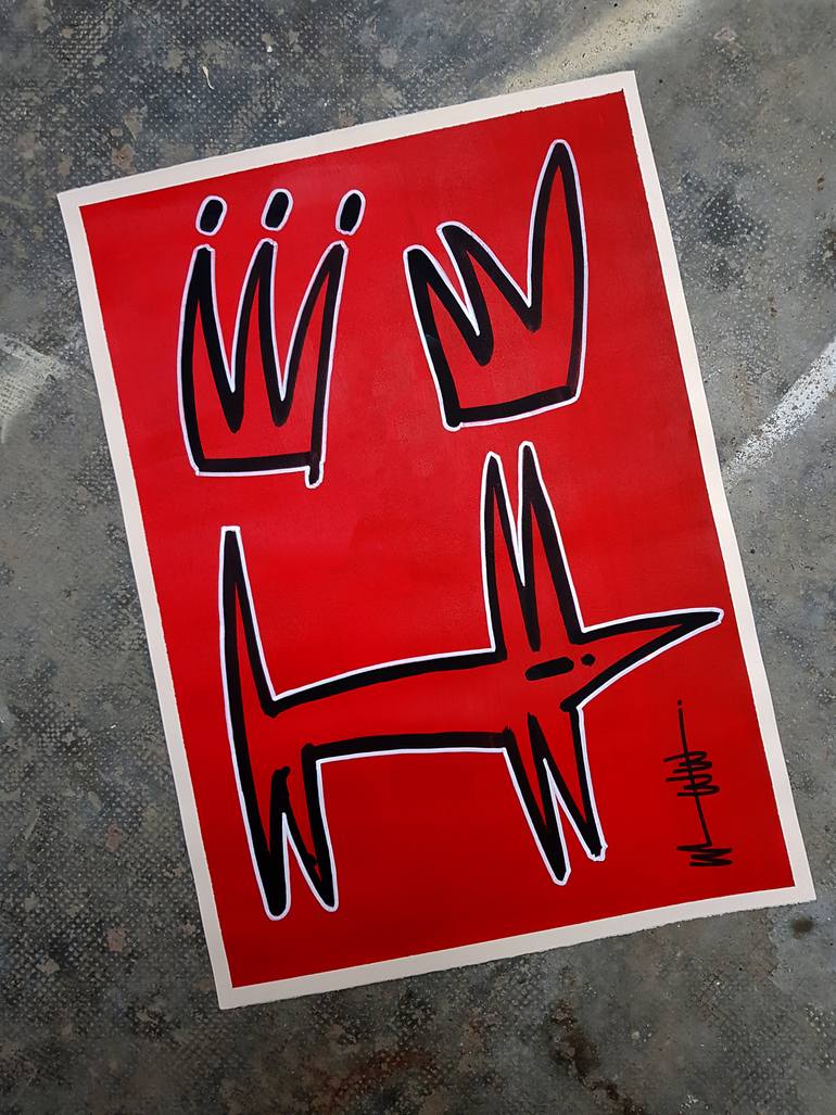 Original Street Art Pop Culture/Celebrity Painting by Well Well