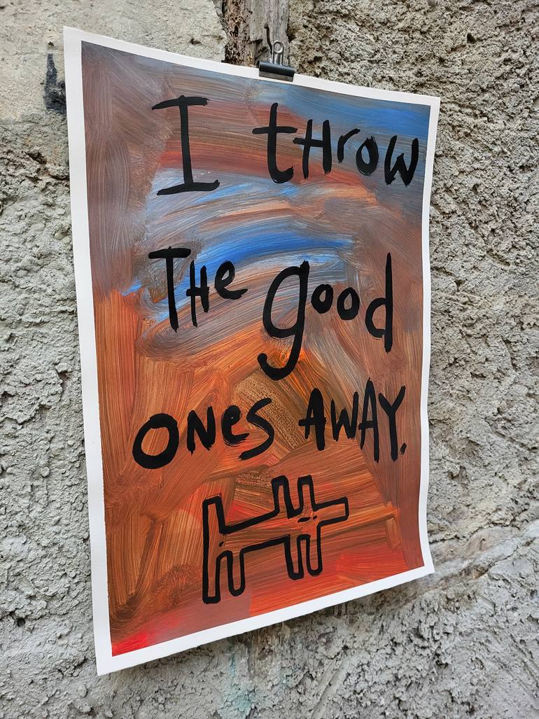 Original Conceptual Animal Painting by Well Well