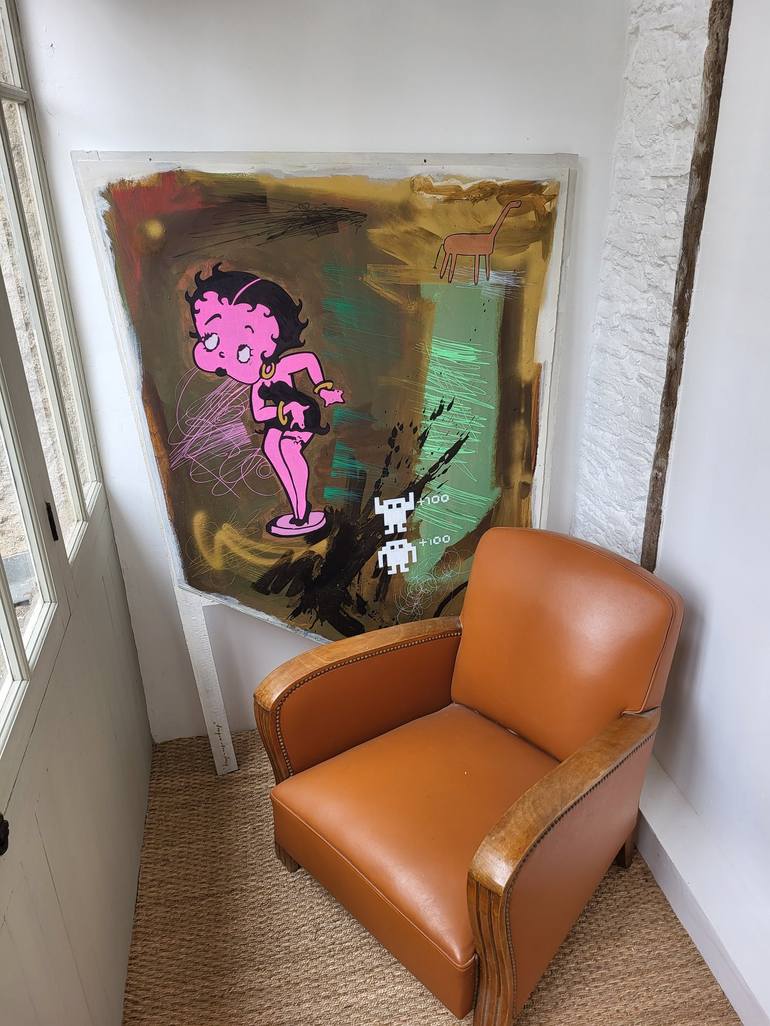 Original Pop Art Celebrity Painting by Well Well