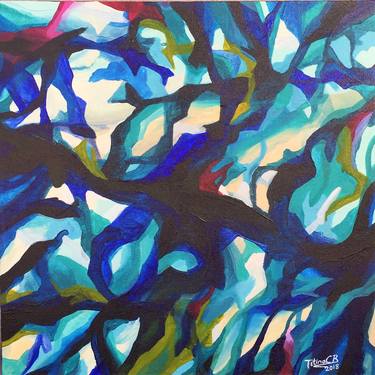 Original Abstract Painting by Rosa Cristina Corrales