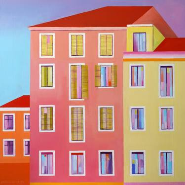 Original Illustration Architecture Paintings by Aleksandra Krogulecka