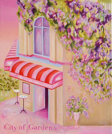 Original Contemporary Floral Painting by Aleksandra Krogulecka