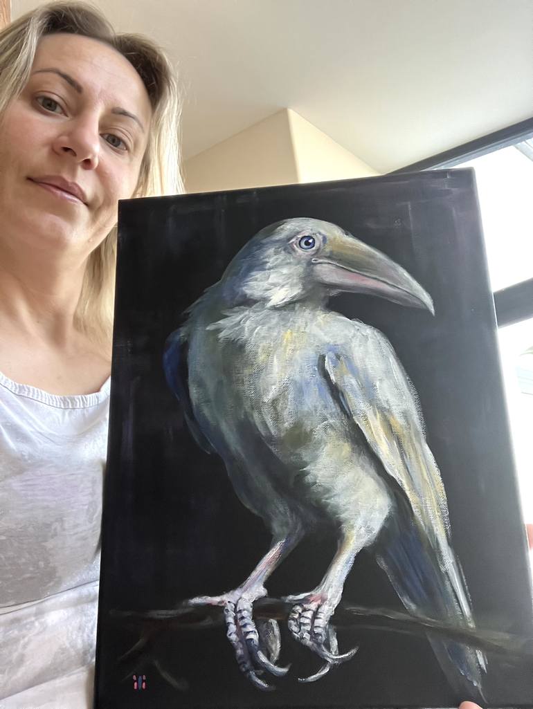 Original Conceptual Animal Painting by Ilona Winter
